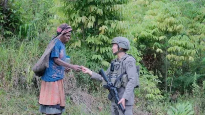 Patroli Satgas Damai Cartenz di Ilaga Berjalan Aman, Jalur Rawan Dipantau Intensif