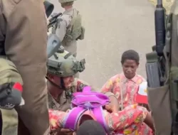 Kegiatan Patroli Satgas Damai Cartenz di Kenyam, Wujud Komitmen Jaga Stabilitas Keamanan Nduga