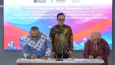 Telkom dan PGN Jalin Kolaborasi Strategis, Dorong Green Data Center Berbasis Energi Rendah Karbon