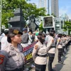 Polwan Polda Metro Jaya Diterjunkan Layani Aksi Tani Merdeka, Penyampaian Aspirasi Berjalan Tertib