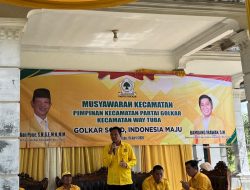 Perkuat Basis Kader, Partai Golkar Kecamatan Way Tuba Konsolidasi Melalui Muscam dan GELAM