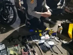 Dua Pelaku Curanmor Asal Bima NTB Diringkus Tim Opsnal Reskrim Polsek Jatiuwung di Kp Kadu Bitung Curug