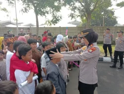 Rayakan Hari Kartini, Siswa SD Belajar Jadi Polisi di Mako Polres Metro Tangerang Kota