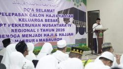 PTPN IV Regional I Medan Gelar Doa Selamat Bagi 60 Calon Jemaah Haji 2026