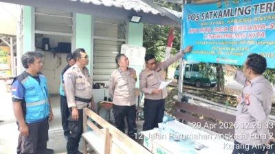 Polres Metro Tangerang Kota Nilai Pos Satkamling, Dorong Keamanan Lingkungan Berbasis Warga