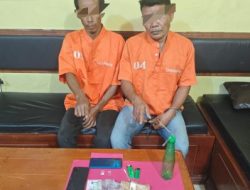 Polsek Tapung Hulu Tangkap 2 Pengedar Narkoba di Sukaramai