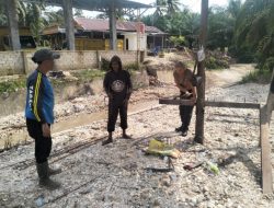 Akses Penyeberangan Impian Warga Logas, Jembatan Merah Putih Presisi Capai 25 Persen