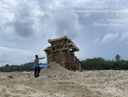 Tindak Lanjuti Keluhan Warga, Polsek Kuantan Mudik Cek Aktivitas Galian C di Gunung Toar