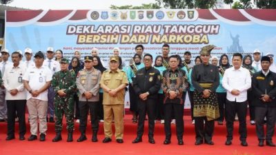 Apel Kesiapan Satgas Anti Narkoba Riau Digelar, Perkuat Sinergi Menuju Riau Bersih Narkoba