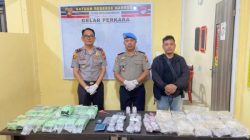 Polres Kepulauan Meranti Gagalkan Peredaran 27 Kg Sabu Jaringan Internasional, 2 Kurir Ditangkap di Perairan Selat Akar