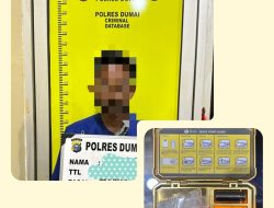 Gang Jawa Kampung Dalam Dumai Digrebeg Polisi, Seorang Pengedar Shabu Berhasil Ditangkap