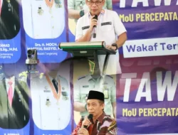 Penandatanganan MoU Percepatan Sertifikasi Tanah Wakaf Kabupaten Tangerang