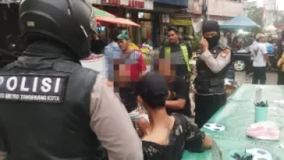Polsek Tangerang Amankan 3 Pelaku Pengeroyokan di Pasar Lama, Satu Masih Buron
