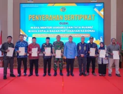 50% Bidang Tanah di Sulteng Sudah Bersertipikat, Wamen Ossy: Ini Menunjukkan Sulteng Terus Bertumbuh