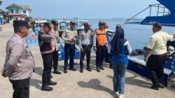 Polres Kepulauan Seribu Perkuat Pengamanan Dermaga Antisipasi Lonjakan Wisatawan Libur Panjang