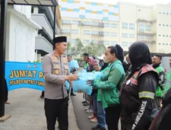 Polres Metro Tangerang Kota Gelar Jumat Peduli Bersama Komunitas Ojol