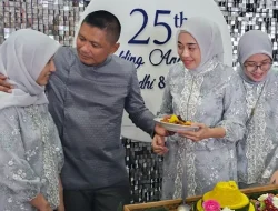 Marsekal Muda Budhi Achmadi Gelar Syukuran Pernikahan Perak Secara Sederhana