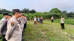 Dukung Program Ketahanan Pangan, Polsek Senapelan Laksanakan Penanaman Jagung Pipil 