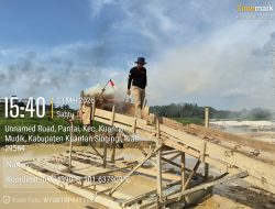 Polsek Kuantan Mudik Tertibkan 5 Rakit PETI di Areal Perkebunan PT KTBM