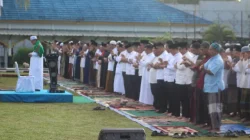 Hangatkan Hati dalam Suasana Penuh Haru, Lapas Cilegon Laksanakan Shalat Idul Adha Bersama