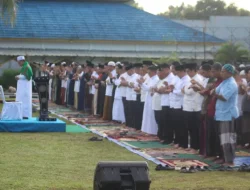 Hangatkan Hati dalam Suasana Penuh Haru, Lapas Cilegon Laksanakan Shalat Idul Adha Bersama