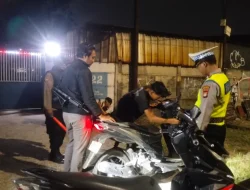 Antisipasi Guantibmas 3C, Polsek Batuceper Gelar Patroli Cipkon dan Razia di Malam Hari