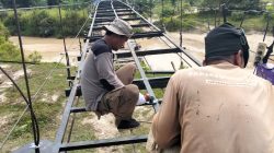 Progres Pembangunan Jembatan Merah Putih Presisi di Kuansing Capai 65 Persen 