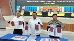 Rusak Fungsi Ekologis Sungai, Polda Riau Tetapkan PT MM Tersangka Perusakan Lingkungan