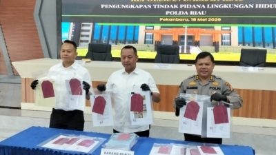 Rusak Fungsi Ekologis Sungai, Polda Riau Tetapkan PT MM Tersangka Perusakan Lingkungan