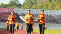 Kapolres Kuansing Turut Serta Kesamaptaan Jasmani Bersama Ratusan Personel