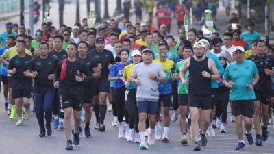 Polda Riau Launching Riau Bhayangkara Run 2026, Kapolda Ajak Masyarakat Jaga Lingkungan dan Perkuat Persatuan