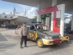 Polres Dumai dan Polsek Jajaran Melaksanakan Patroli, Pastikan Seluruh SPBU Aman Kondusif
