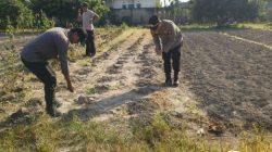 Program Polisi Cinta Petani di Kawasan Pelabuhan Pekanbaru Perkuat Ketahanan Pangan