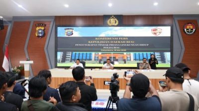 Polda Riau Bongkar Dugaan Kejahatan Lingkungan Korporasi Sawit, Kerugian Ekologis Tembus Rp187 Miliar