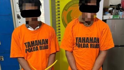 Polsek Kuantan Hilir Ungkap Kasus Narkoba di Pondok Kebun, 2 Pengguna Sabu Diamankan