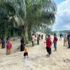 Polisi Gabungan Bubarkan 3 Lokasi Ilegal Mining di Kualu, Pasang Police Line dan Pembongkaran Tempat Galian