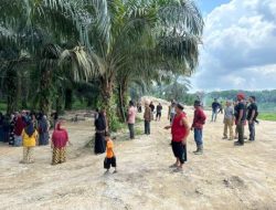 Polisi Gabungan Bubarkan 3 Lokasi Ilegal Mining di Kualu, Pasang Police Line dan Pembongkaran Tempat Galian