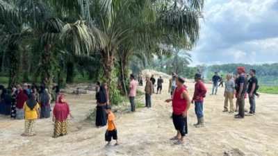 Polisi Gabungan Bubarkan 3 Lokasi Ilegal Mining di Kualu, Pasang Police Line dan Pembongkaran Tempat Galian