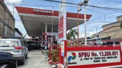Pastikan Kelancaran Pelayanan di SPBU, Polres Dumai Rutin Turunkan Berpatroli ke Lapangan