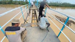 Polres Kuansing Lanjutkan Pembangunan Jembatan Merah Putih Presisi, Progres Capai 30 Persen
