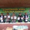 Rilis Pengungkapan 5 KG Sabu dari Penumpang Kapal Asal Malaysia, Polres Dumai Amankan Barang Bukti Capai Rp5 Miliar