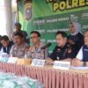 Polres Dumai Gelar Press Release Pengungkapan 25,8 KS Sabu, 3 Tersangka Diamankan