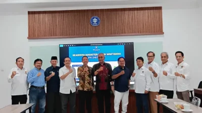Akhmad Munir Pimpin Delegasi PWI, IPB Siap Dukung Program Beasiswa Wartawan