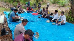 Dukung Ketahanan Pangan, Polsek Bunut Bersama Kelompok Tani Tanam Jagung Hibrida NK 7328 di Merbau