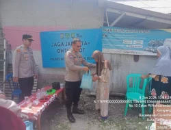 Jaga Jakarta+ On The Spot, Kapolsek Cipondoh Salurkan Bantuan dan Ajak Warga Perkuat Kamtibmas