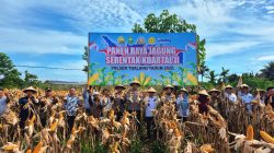 Dukung Asta Cita Presiden RI, Polres Siak Panen Raya Jagung Kwartal II Tahun 2026