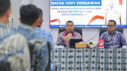Berikan Pengarahan di Kantah Kota Samarinda, Wamen Ossy: ATR/BPN Harus Jadi Solusi Atas Pembangunan di Kalimantan Timur