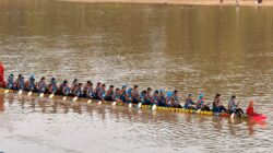 Kapolres Kuansing Hadiri Final Festival Pacu Jalur Event Kebudayaan Rayon I Kecamatan Inuman Tahun 2026