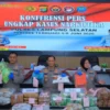 Polda Lampung Berhasil Gagalkan Penyelundupan Narkoba Senilai RP 235 Miliyar Di Bakauheni, 24 Tersangka Diamankan