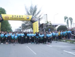 Polres Dumai Gelar Fun Run Road to RBR 2026, Semarakkan HUT Bhayangkara ke-80
